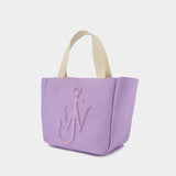 Cabas Tote Bag - J.W. Anderson - Lilac - Cotton