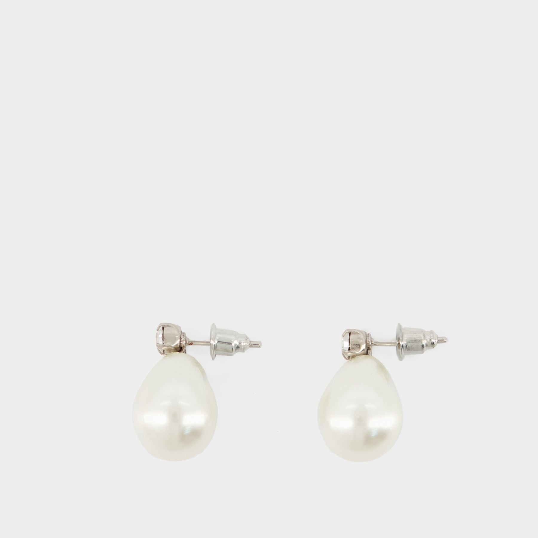 アクセサリーその他 SIMONE ROCHA Woman Jewel Pearl NKS810913 PEARL Pearl earrings Simone Rocha White in Pearl - 41335105