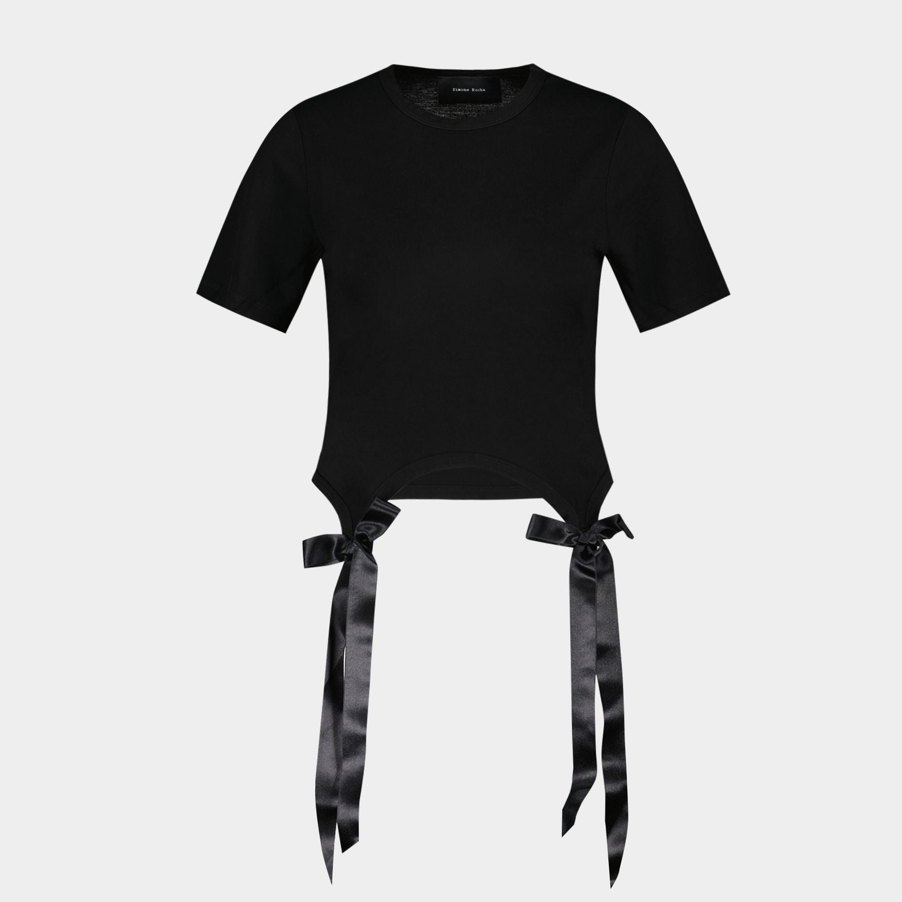 Simone RochaのTシャツ Simone Rocha ロゴ Tシャツ | ブラック | FARFETCH JP