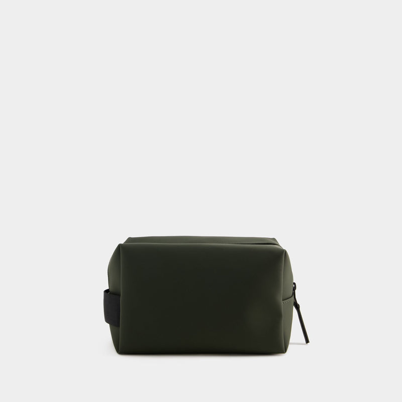 Small Wash Bag - RAINS - Synthetic - Green