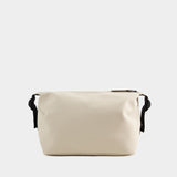 Hilo Wash Bag - RAINS - Synthetic - White