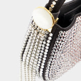 Micro Vesna Hobo Bag - Magda Butrym - Black - Strass