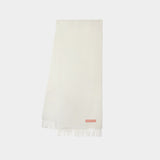 Scarf - Acne Studios - White Froid - Wool