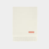 Scarf - Acne Studios - White Froid - Wool