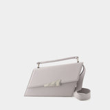 Distortion Mini Crossbody Bag - Acne Studios - Leather - Light Grey