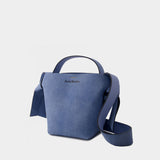 Musubi Mini Crossbody Bag - Acne Studios - Leather - Light Blue