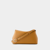 T Lock Clutch - TOTEME - Leather - Brown