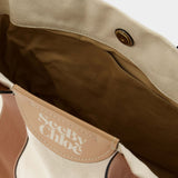 Leatizia Petit Tote Bag - See By Chloe - Caramello - Cotton/Leather