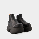 Chunky Chelsea Boots - Marni - Leather - Black