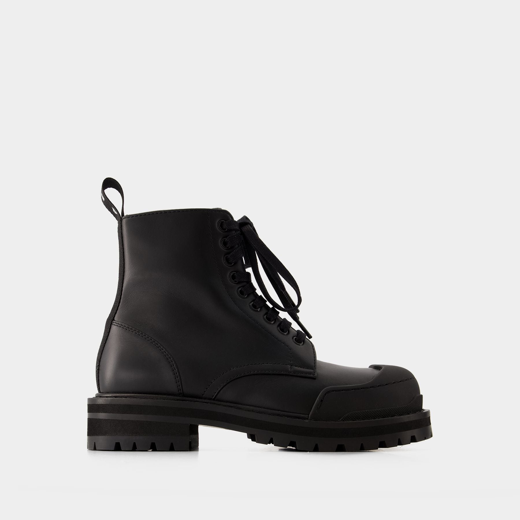 Dada Combat Ankle Boots - Marni - Leather - Black Dada Combat Ankle Boots - Marni - Leather - Black