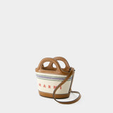 Tropicalia Micro Shopper Bag - Marni - Cotton - Beige