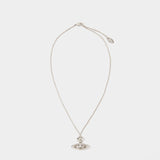 Pina Bas Relief Pendant Necklace - Vivienne Westwood - Brass - Silver