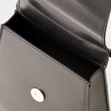 Numbers Vertical Mini Crossbody - MM6 Maison Margiela - Leather - Black