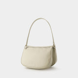Double Slouchy Hobo Bag - MM6 Maison Margiela - Leather - White