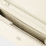 Wallet On Chain Medium - Maison Margiela - Leather - Beige