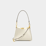 Bag Hobo Vela Small - Etro - Leather - White