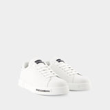 Portofino Low-Top Sneakers - Dolce&Gabbana - Leather - White