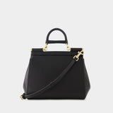 Sicily Crossbody Bag - Dolce&Gabbana - Leather - Black