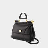 Sicily Crossbody Bag - Dolce&Gabbana - Leather - Black