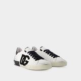 Portofino Sneakers - Dolce&Gabbana - Leather - Black/White