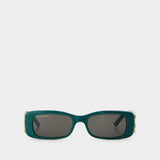 Bb0096S Sunglasses - Balenciaga - Green - Acetate