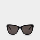 Sl 548 Slim Sunglasses - Saint Laurent - Black - Acetate