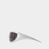 Sunglasses - Balenciaga - Acetate - Silver