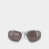 Sunglasses - Balenciaga - Acetate - Silver