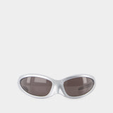 Sunglasses - Balenciaga - Acetate - Silver