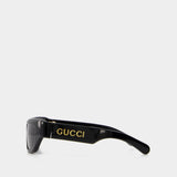 Sunglasses - Gucci - Acetate - Black