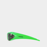 Sunglasses - Balenciaga - Acetate - Green
