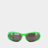 Sunglasses - Balenciaga - Acetate - Green