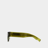Sunglasses- Saint Laurent - Acetate - Green