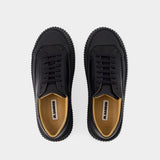 Sneakers - Jil Sander - Leather - Black