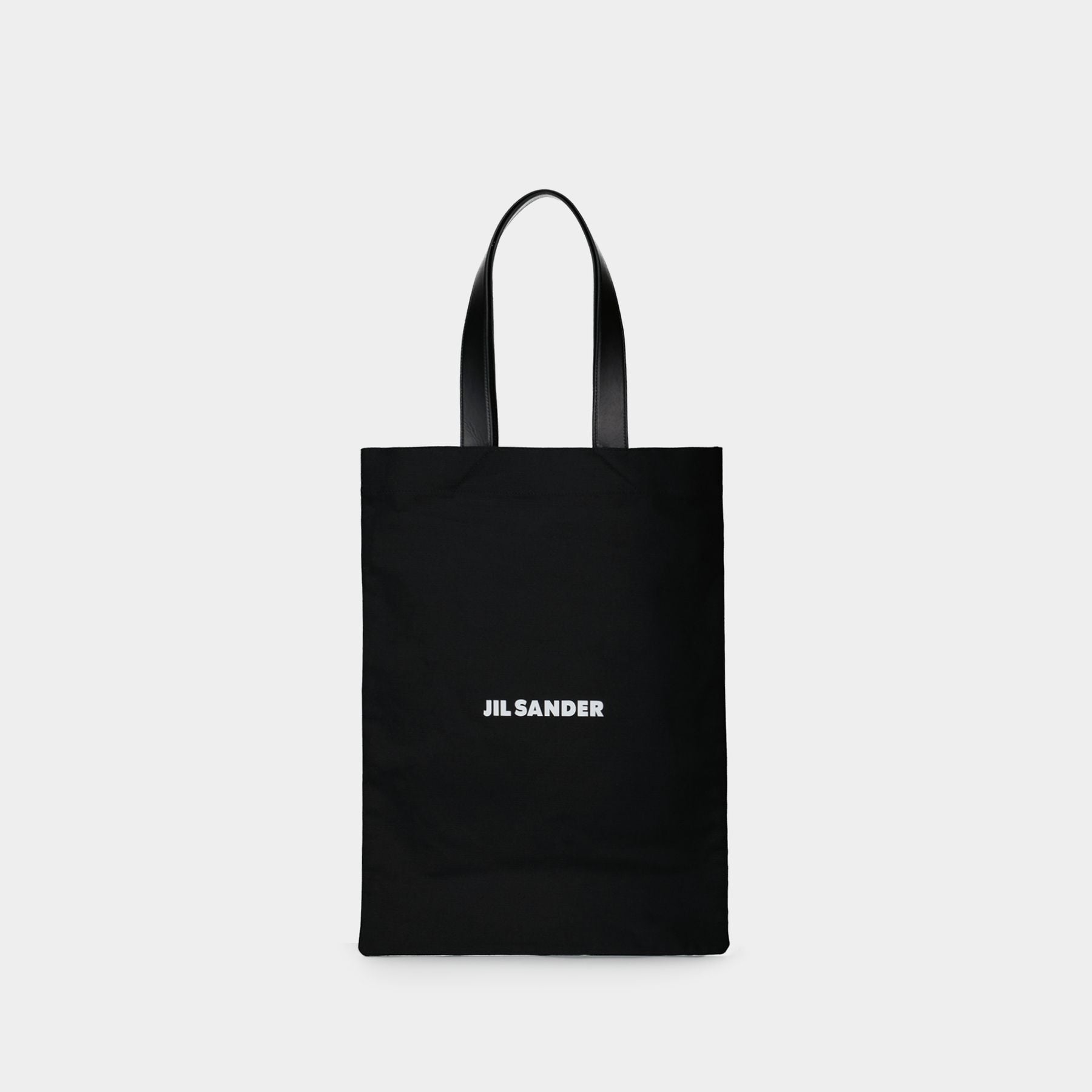 トートバッグ Book Tote Bag - Jil Sander - Cotton - Beige Jil Sander Tote Bag: Refined Style