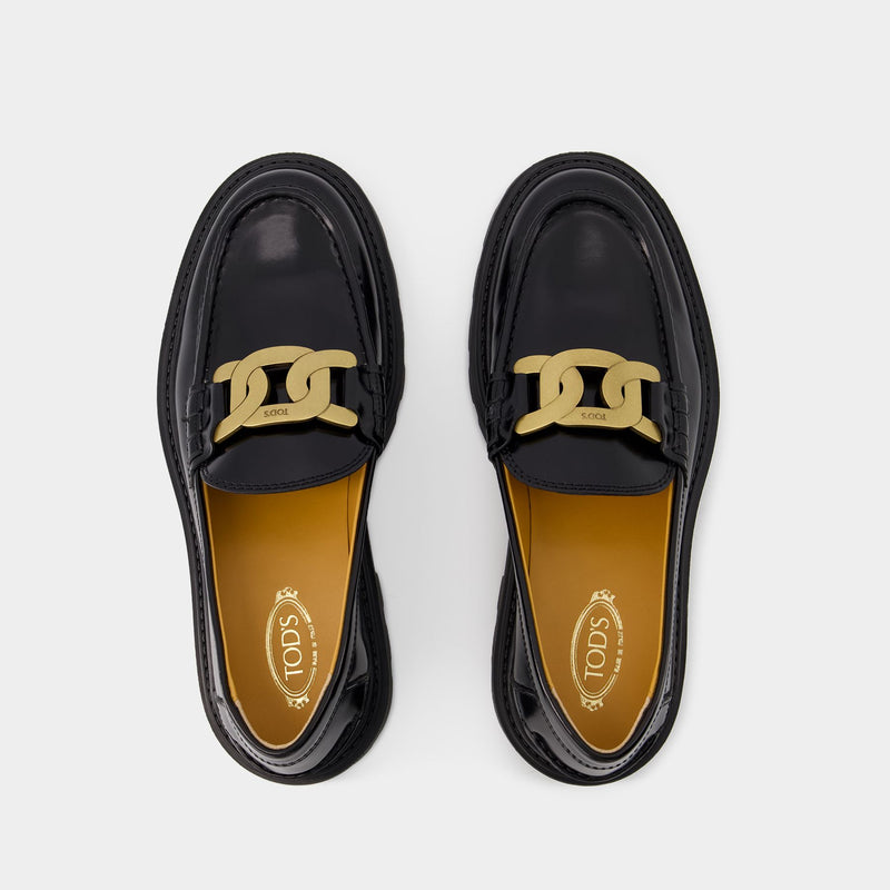 Gomma Pesante Loafers - Tod's - Leather - Black