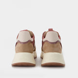 H585 Allacciato H Onda Sneakers in Grey and Purple Leather