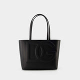 Dg Logo Small Handbag - Dolce & Gabbana - Black - Leather