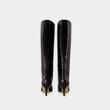 Stiletto Boot 60 Boots - Paris Texas - Leather - Black