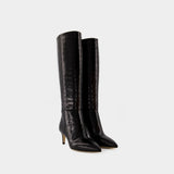 Stiletto Boot 60 Boots - Paris Texas - Leather - Black