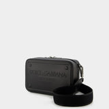 Camera Crossbody - Dolce & Gabbana - Black - Leather