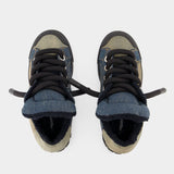 Portofino Custom Patch Sneakers - Dolce & Gabbana - Blue - Denim