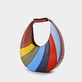 Riviera Moon Tote Bag in Rainbow Leather
