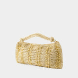 Hera Shoulder Bag - Cult Gaia - Raffia - Gold