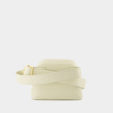 Mini Brot Hobo Bag - Osoi - Leather - Cream