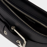 Belted Brocle Bag - Osoi - Leather - Black