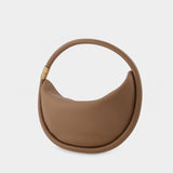 Disc 30 Bag in Beige Leather