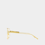 Bv1012s Sunglasses - Bottega Veneta - Metal - Gold