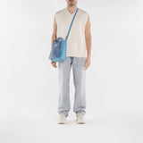 Tote Bag - Acne Studios - Blue Poudré/Blue - Leather