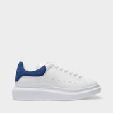 Oversized Sneakers - Alexander Mcqueen - White/Blue Paris - Leather